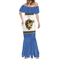 Personalized Italy Friuli-Venezia Giulia Mermaid Dress Golden Eagle With Baroque Patterns