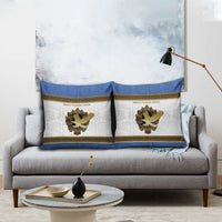 Italy Friuli-Venezia Giulia Pillow Cover Golden Eagle With Baroque Patterns