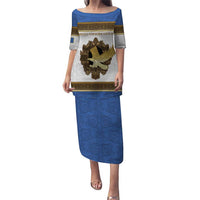 Personalized Italy Friuli-Venezia Giulia Puletasi Golden Eagle With Baroque Patterns