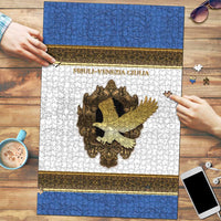 Italy Friuli-Venezia Giulia Puzzle Golden Eagle With Baroque Patterns