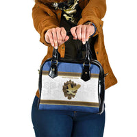 Italy Friuli-Venezia Giulia Shoulder Handbag Golden Eagle With Baroque Patterns
