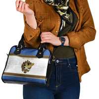 Italy Friuli-Venezia Giulia Shoulder Handbag Golden Eagle With Baroque Patterns