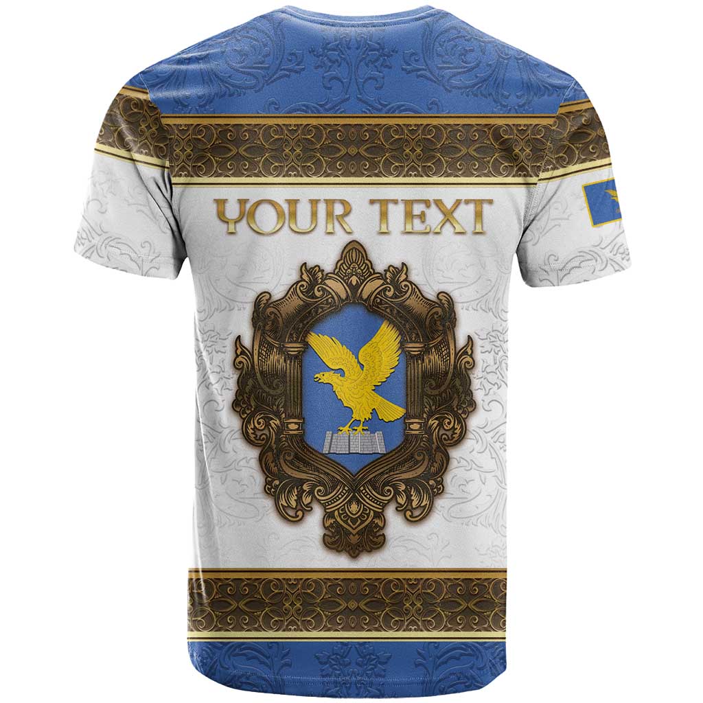Personalized Italy Friuli-Venezia Giulia T Shirt Golden Eagle With Baroque Patterns