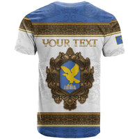 Personalized Italy Friuli-Venezia Giulia T Shirt Golden Eagle With Baroque Patterns