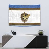 Italy Friuli-Venezia Giulia Tapestry Golden Eagle With Baroque Patterns
