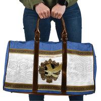 Italy Friuli-Venezia Giulia Travel Bag Golden Eagle With Baroque Patterns