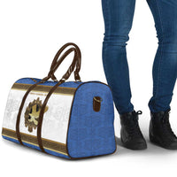 Italy Friuli-Venezia Giulia Travel Bag Golden Eagle With Baroque Patterns