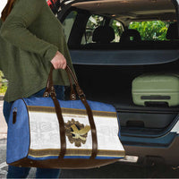 Italy Friuli-Venezia Giulia Travel Bag Golden Eagle With Baroque Patterns