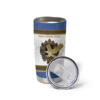 Personalized Italy Friuli-Venezia Giulia Tumbler Cup Golden Eagle With Baroque Patterns