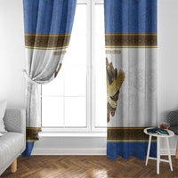Italy Friuli-Venezia Giulia Window Curtain Golden Eagle With Baroque Patterns