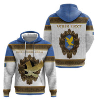 Personalized Italy Friuli-Venezia Giulia Zip Hoodie Golden Eagle With Baroque Patterns