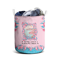 Italy Liguria Laundry Basket Carnation Flowers Of The Riviera