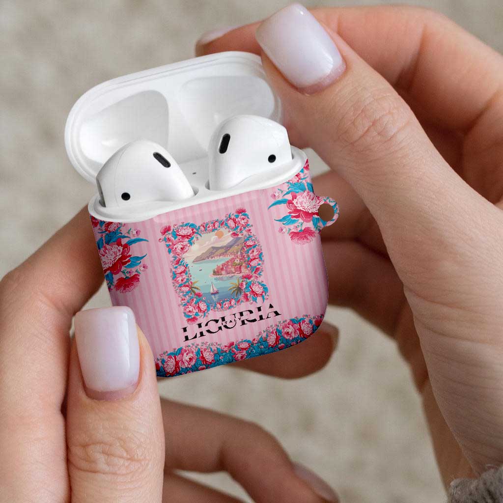Italy Liguria AirPods Case Carnation Flowers Of The Riviera