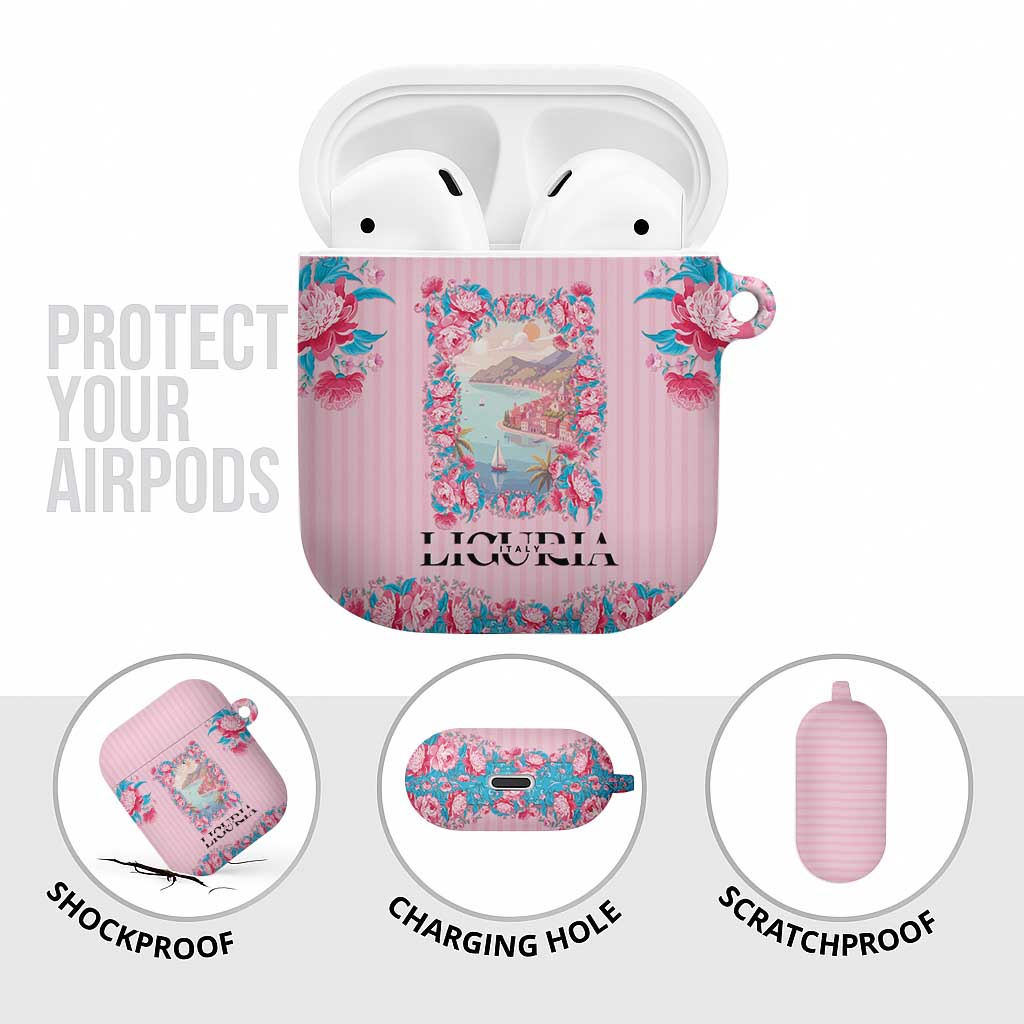 Italy Liguria AirPods Case Carnation Flowers Of The Riviera