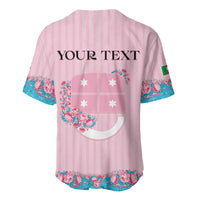 Personalized Italy Liguria Baseball Jersey Carnation Flowers Of The Riviera