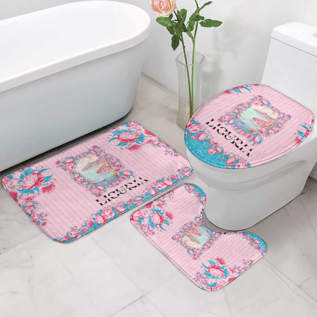 Italy Liguria Bathroom Set Carnation Flowers Of The Riviera