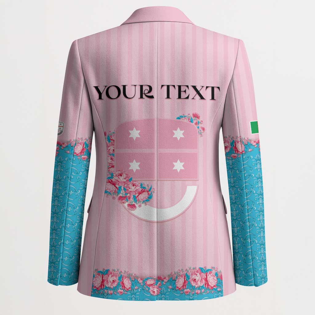 Personalized Italy Liguria Blazer Carnation Flowers Of The Riviera