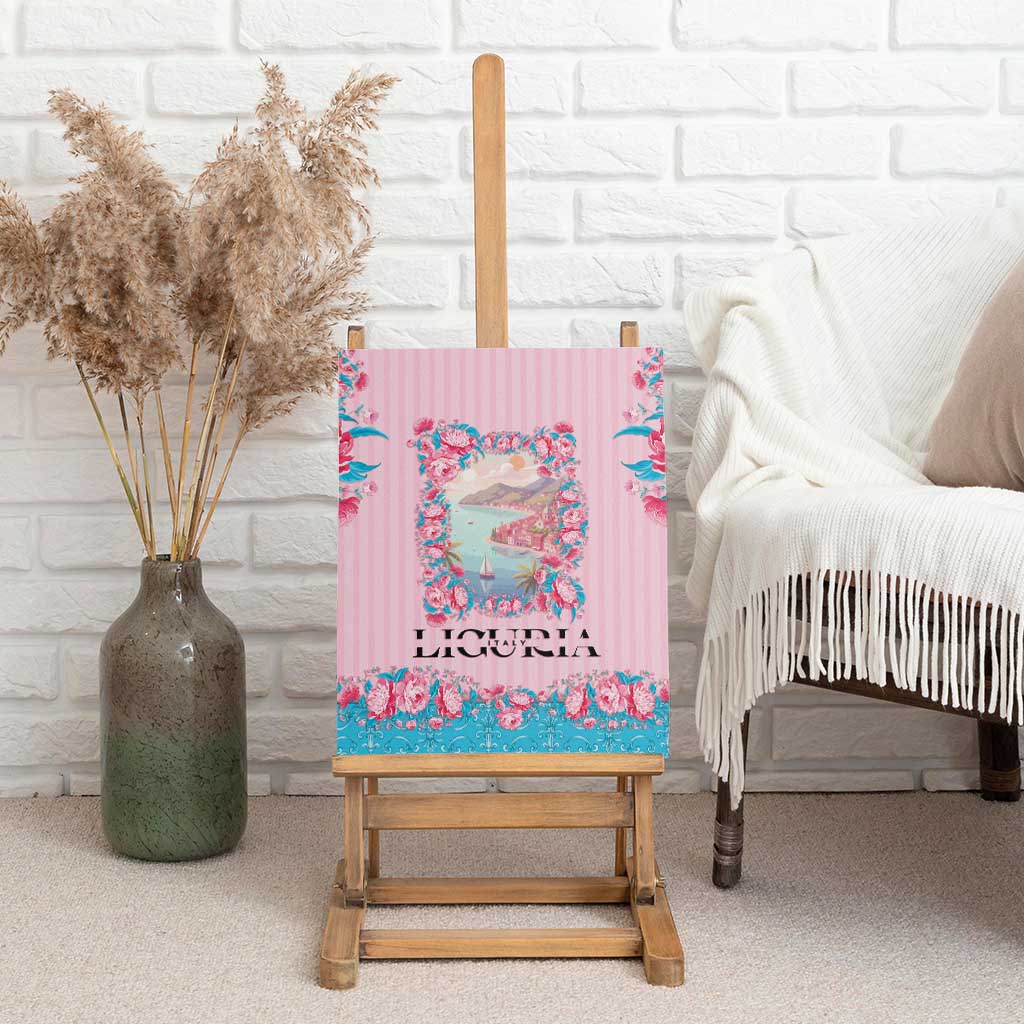 Italy Liguria Canvas Wall Art Carnation Flowers Of The Riviera