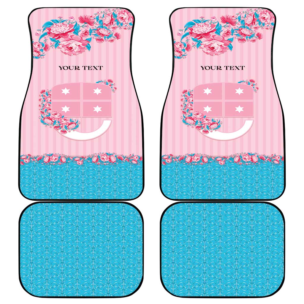 Personalized Italy Liguria Car Mats Carnation Flowers Of The Riviera