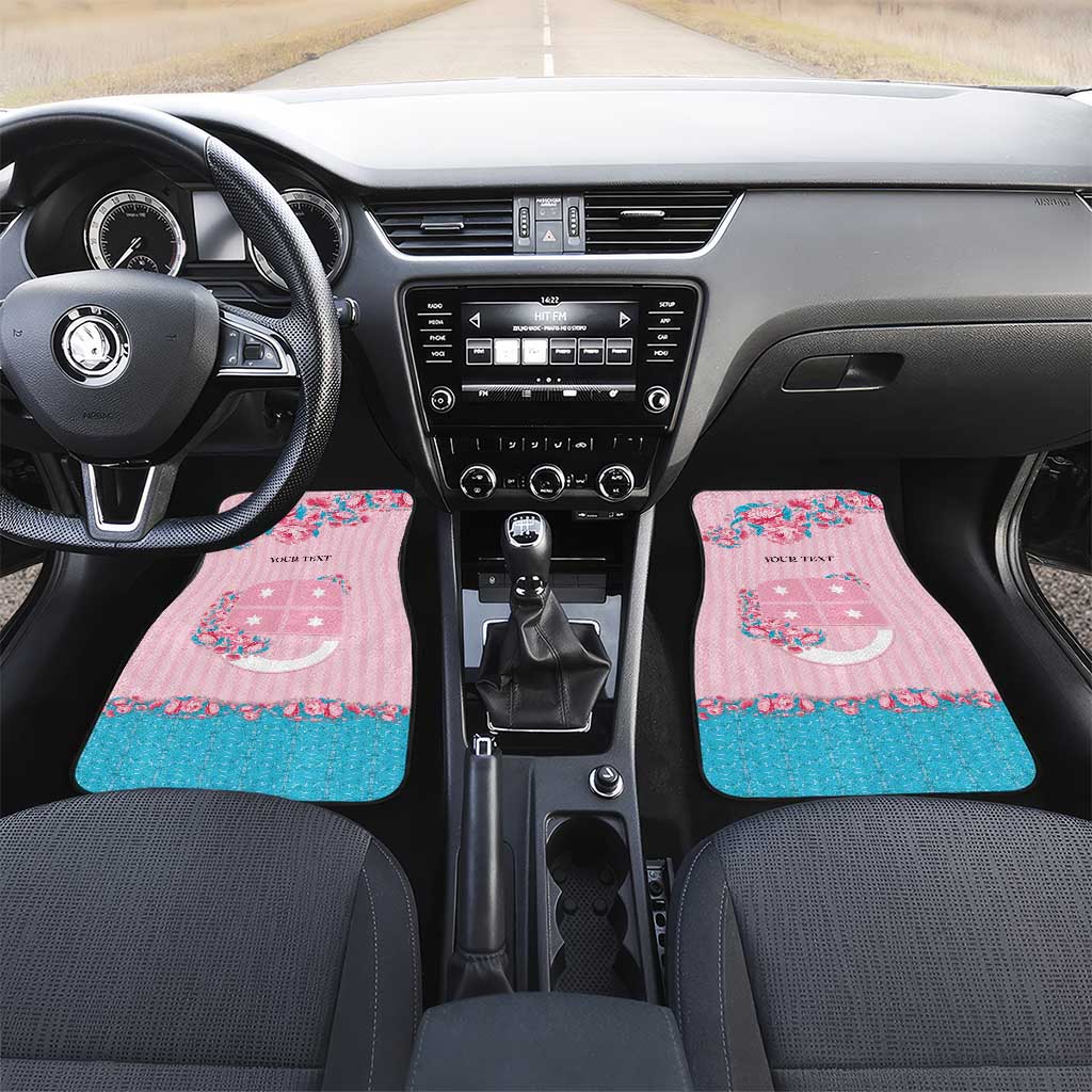 Personalized Italy Liguria Car Mats Carnation Flowers Of The Riviera