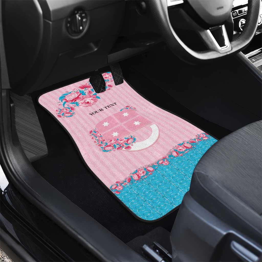 Personalized Italy Liguria Car Mats Carnation Flowers Of The Riviera