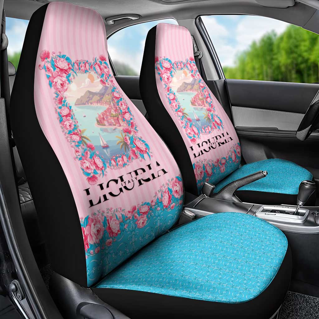 Italy Liguria Car Seat Cover Carnation Flowers Of The Riviera