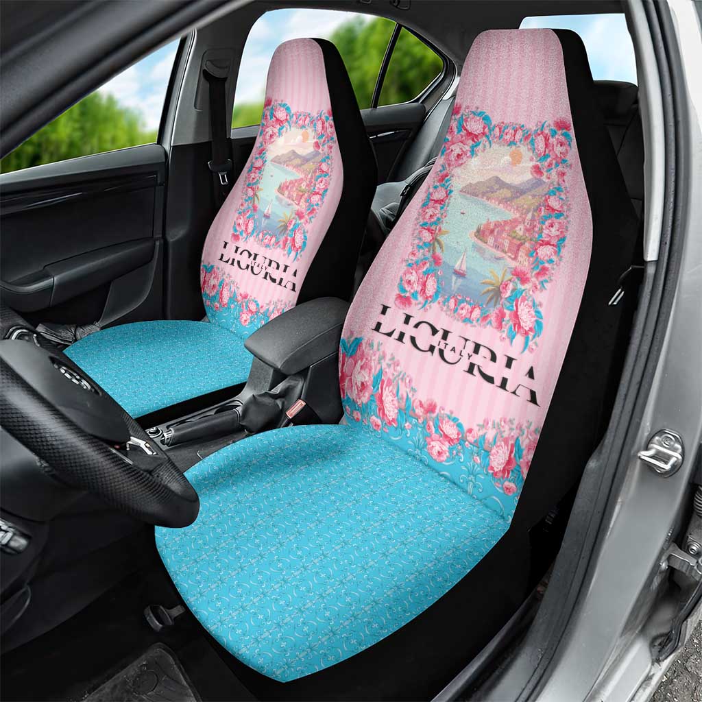 Italy Liguria Car Seat Cover Carnation Flowers Of The Riviera