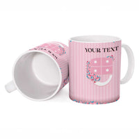 Personalized Italy Liguria Ceramic Mug Carnation Flowers Of The Riviera