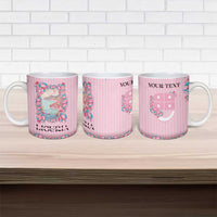 Personalized Italy Liguria Ceramic Mug Carnation Flowers Of The Riviera