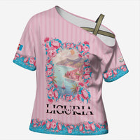Personalized Italy Liguria Cross Shoulder Shirt Carnation Flowers Of The Riviera