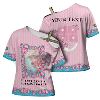 Personalized Italy Liguria Cross Shoulder Shirt Carnation Flowers Of The Riviera