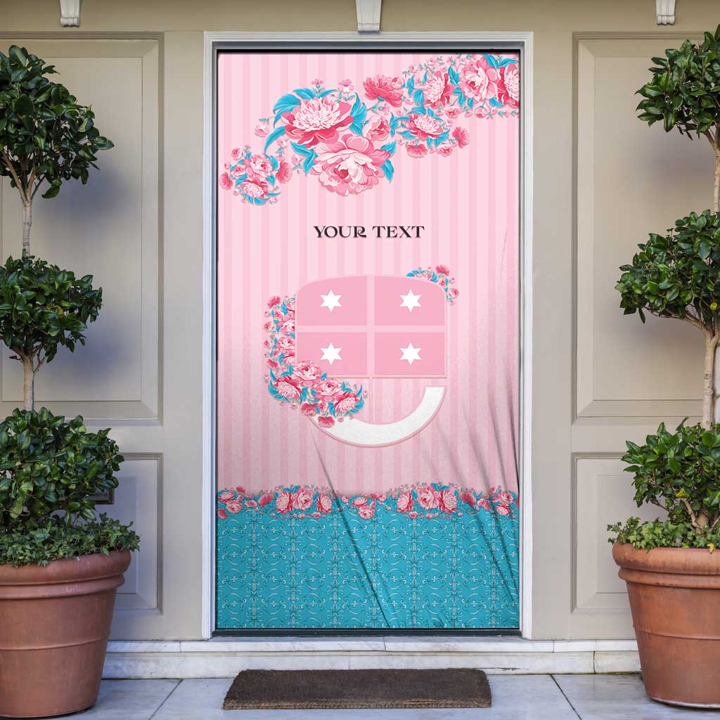 Personalized Italy Liguria Door Cover Carnation Flowers Of The Riviera