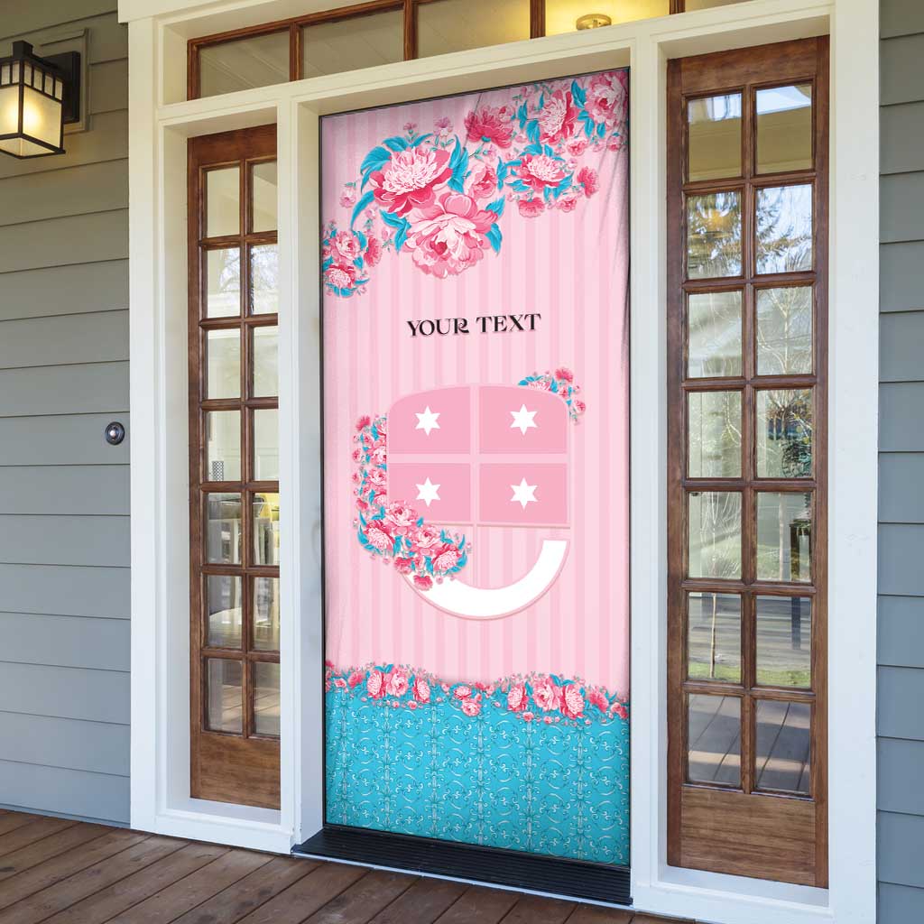 Personalized Italy Liguria Door Cover Carnation Flowers Of The Riviera