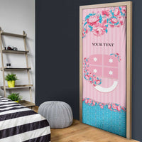 Personalized Italy Liguria Door Cover Carnation Flowers Of The Riviera