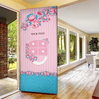 Personalized Italy Liguria Door Cover Carnation Flowers Of The Riviera