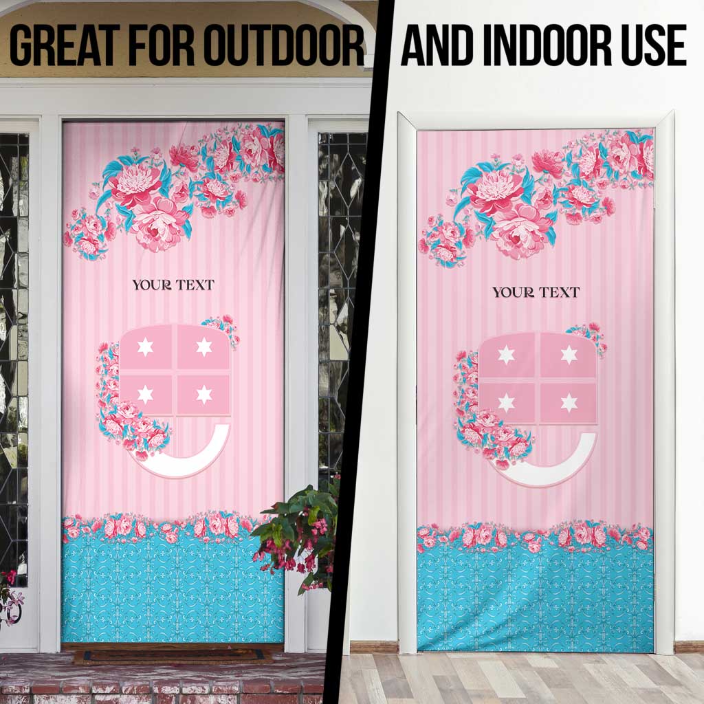 Personalized Italy Liguria Door Cover Carnation Flowers Of The Riviera