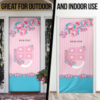 Personalized Italy Liguria Door Cover Carnation Flowers Of The Riviera