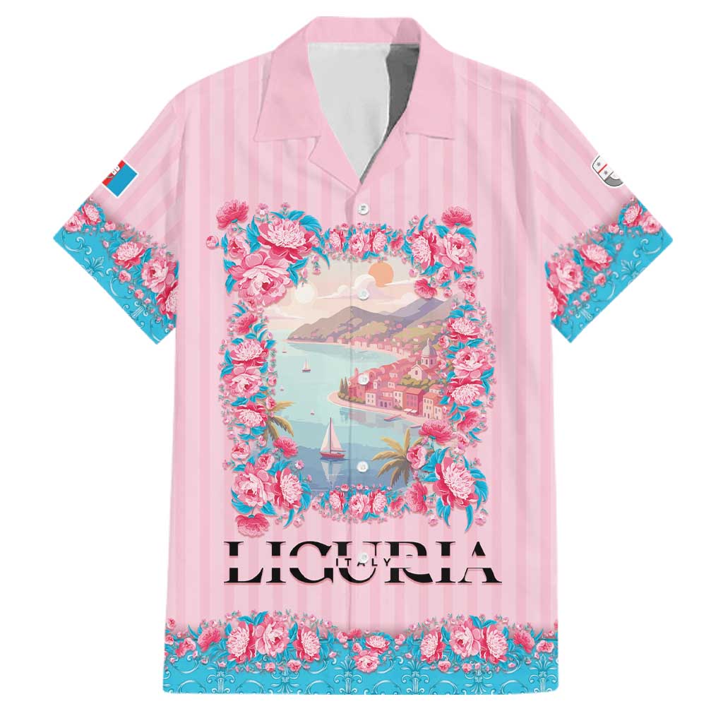 Personalized Italy Liguria Family Matching Mermaid Dress and Hawaiian Shirt Carnation Flowers Of The Riviera