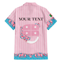 Personalized Italy Liguria Family Matching Off The Shoulder Long Sleeve Dress and Hawaiian Shirt Carnation Flowers Of The Riviera