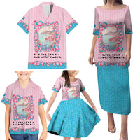 Personalized Italy Liguria Family Matching Puletasi and Hawaiian Shirt Carnation Flowers Of The Riviera
