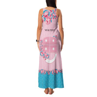 Personalized Italy Liguria Family Matching Tank Maxi Dress and Hawaiian Shirt Carnation Flowers Of The Riviera