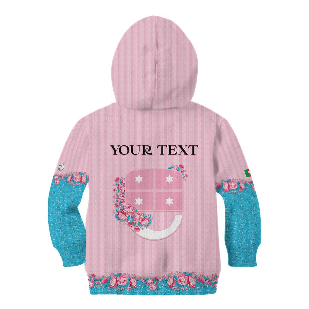 Personalized Italy Liguria Kid Hoodie Carnation Flowers Of The Riviera