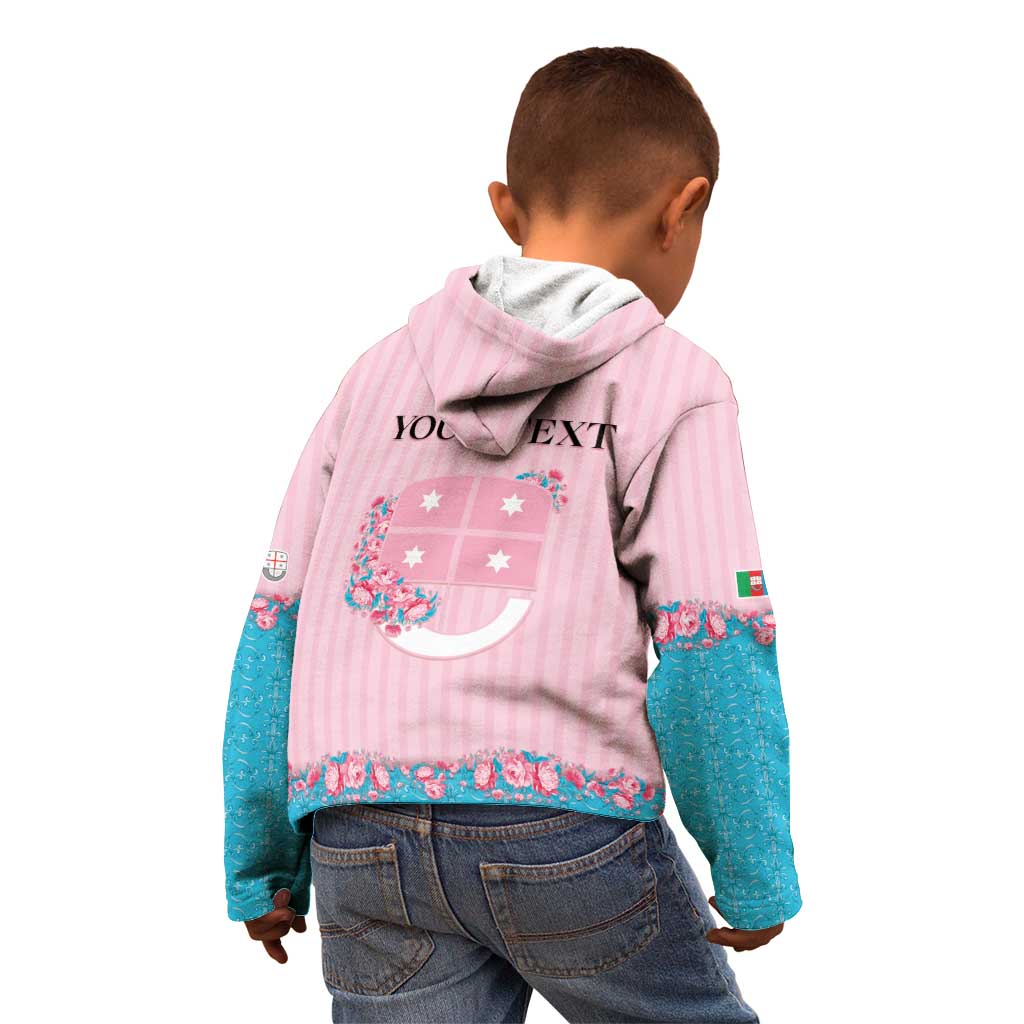 Personalized Italy Liguria Kid Hoodie Carnation Flowers Of The Riviera