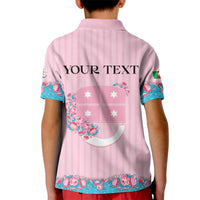 Personalized Italy Liguria Kid Polo Shirt Carnation Flowers Of The Riviera