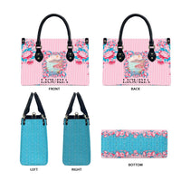 Italy Liguria Leather Bag Carnation Flowers Of The Riviera