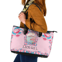 Italy Liguria Leather Tote Bag Carnation Flowers Of The Riviera