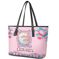 Italy Liguria Leather Tote Bag Carnation Flowers Of The Riviera