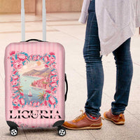Italy Liguria Luggage Cover Carnation Flowers Of The Riviera