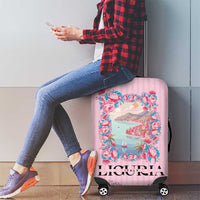 Italy Liguria Luggage Cover Carnation Flowers Of The Riviera