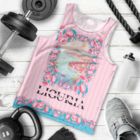 Personalized Italy Liguria Men Tank Top Carnation Flowers Of The Riviera